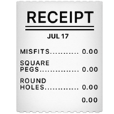 receipt